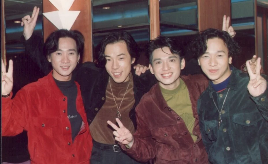 A group photo of the four members of Beyond. (Asian News Agency)