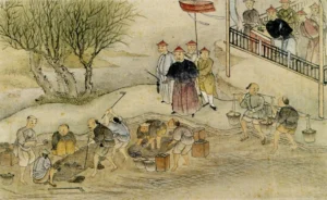 Lin Ze, a famous official in the Qing Dynasty, was supervising the smoking ban. (Wikimedia Commons)