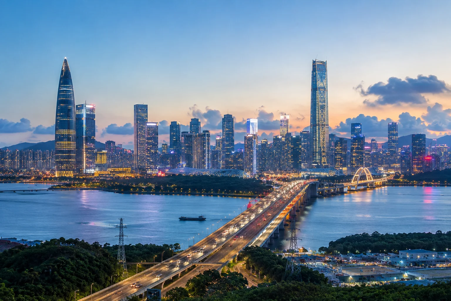 Hong Kong and Shenzhen are examples of the natural development of market contract networks