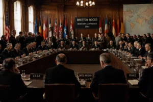 The Bretton Woods Conference laid the foundation for the United States' global economic and financial position.